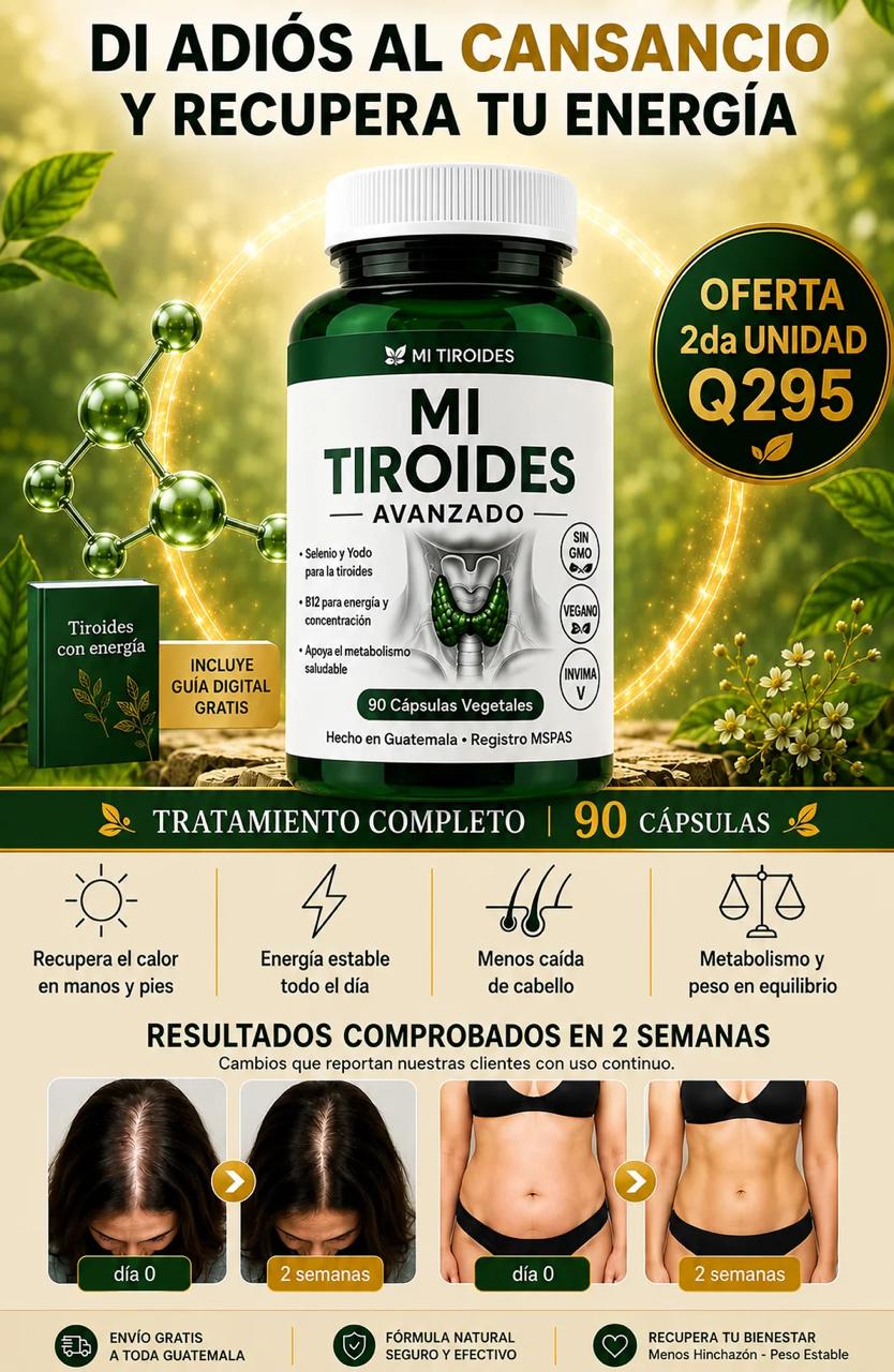 MI TIROIDES Avanzado | Tu tiroides, sin agotamiento