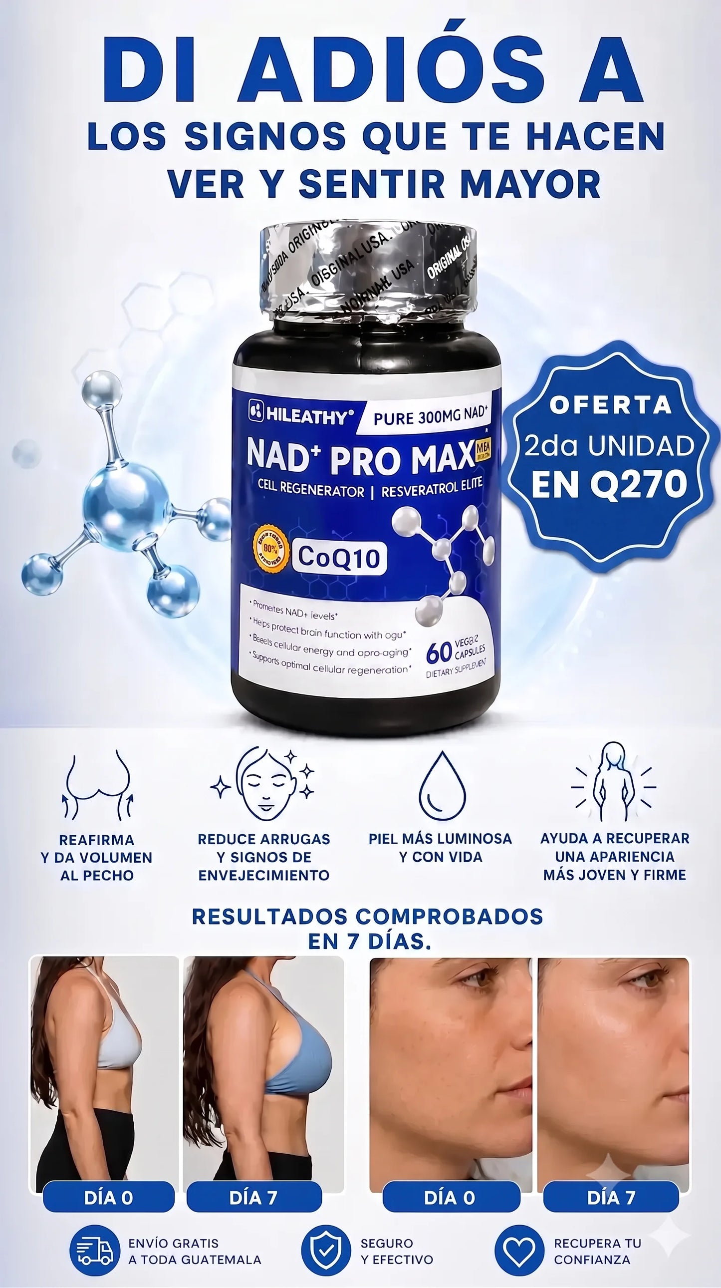 NAD+ Pro Max Advance | Tratamiento completo