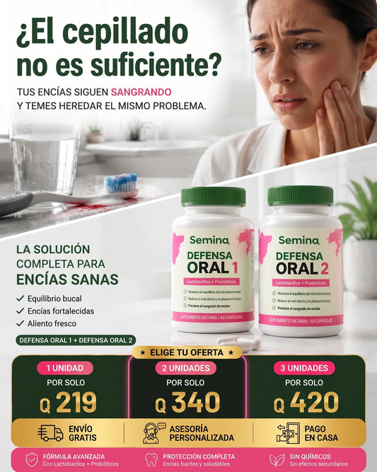 Defensa Oral Pro™ | Encías Sanas, Aliento Fresco y Dientes Más Fuertes
