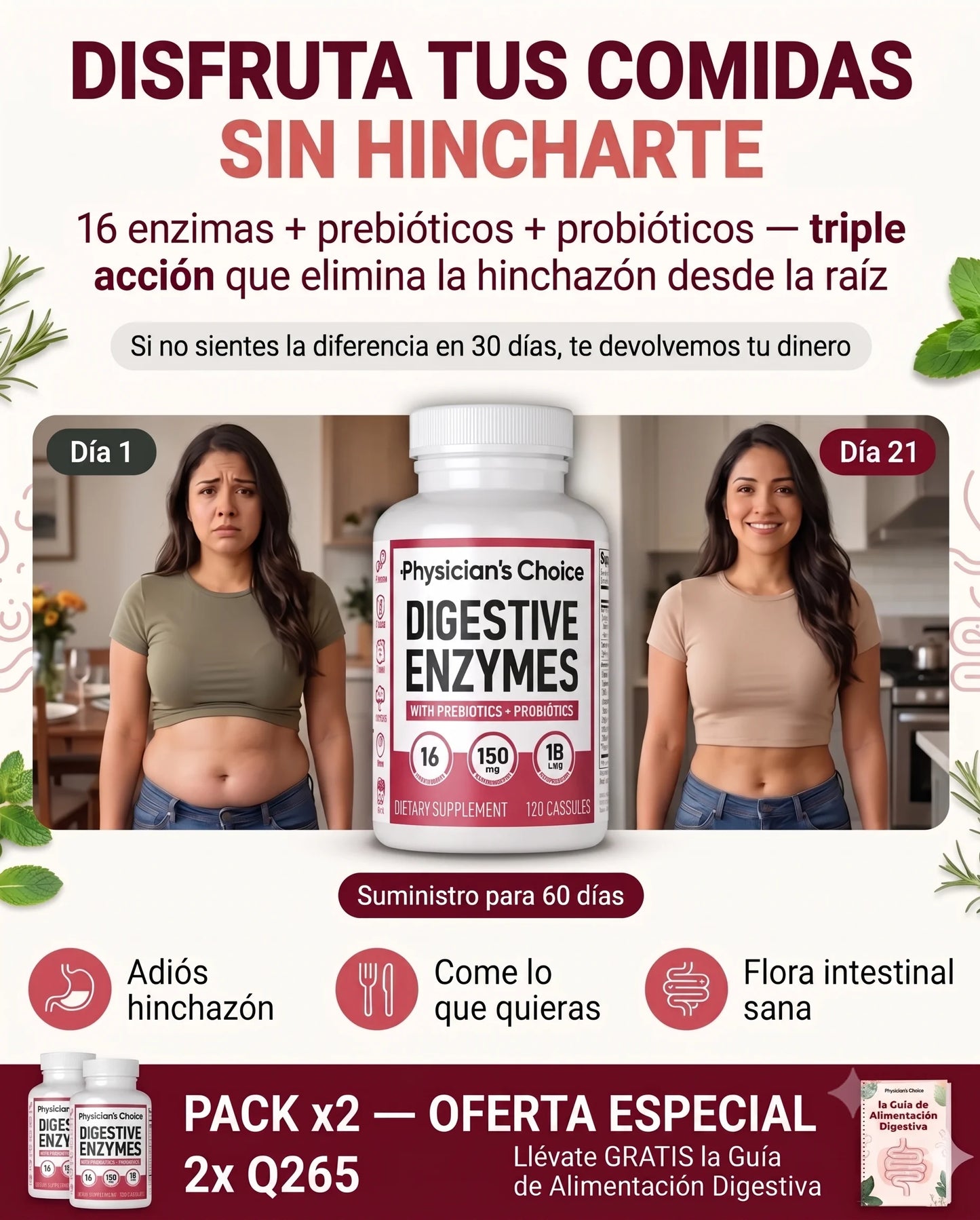 Digestive Enzymes Original | Tratamiento Completo