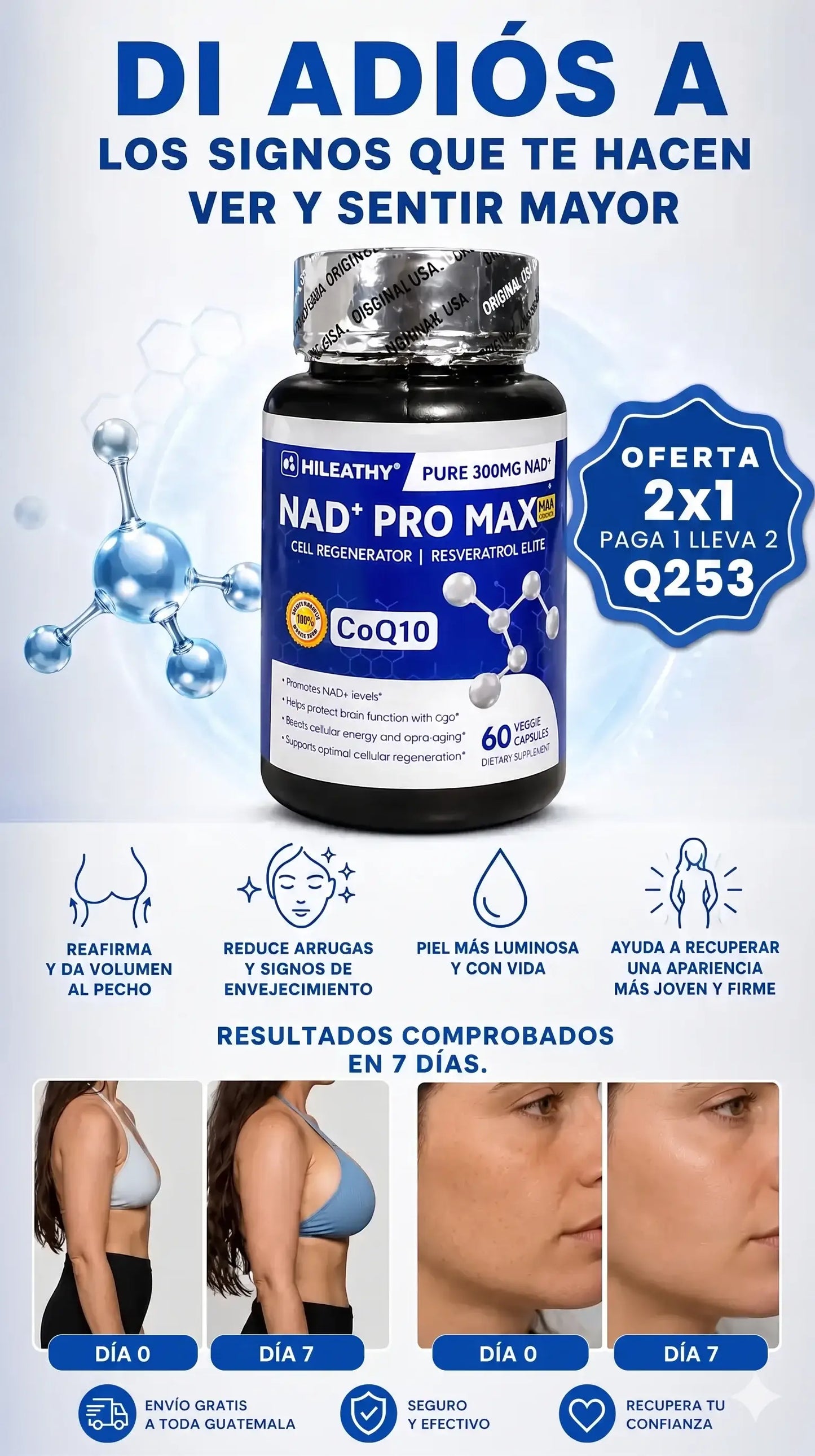 NAD+ Pro Max Advance | Tratamiento completo