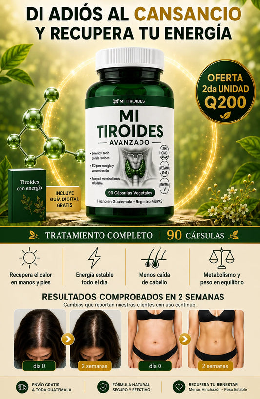 MI TIROIDES Avanzado | Tu tiroides, sin agotamiento