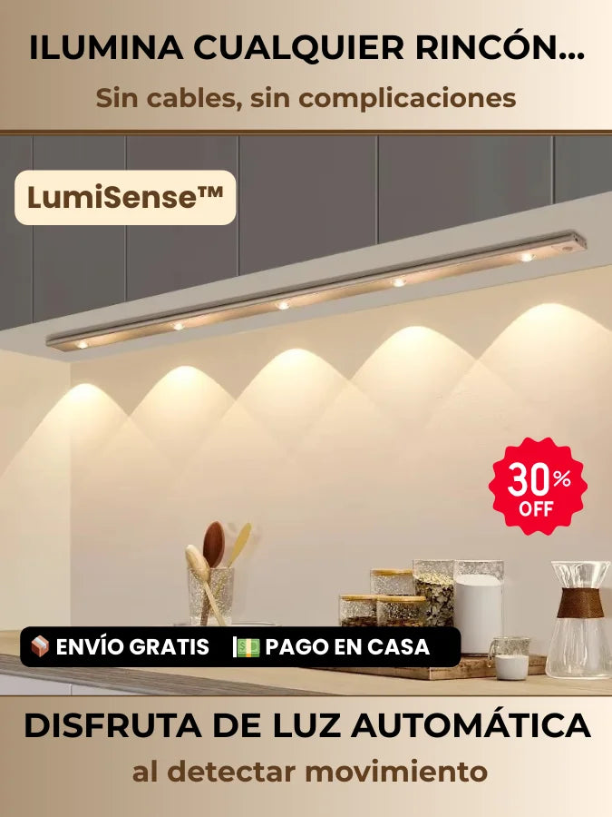 BARRA DE LUZ LED CON SENSOR DE MOVIMIENTO
